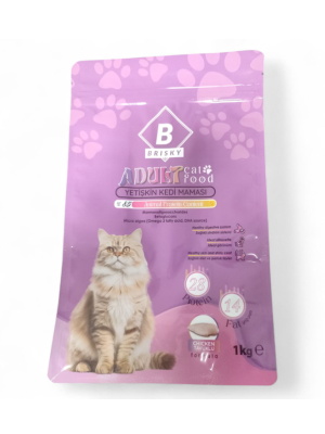 BRİSKY KEDİ MAMASI TAVUK ETLİ 1 KG